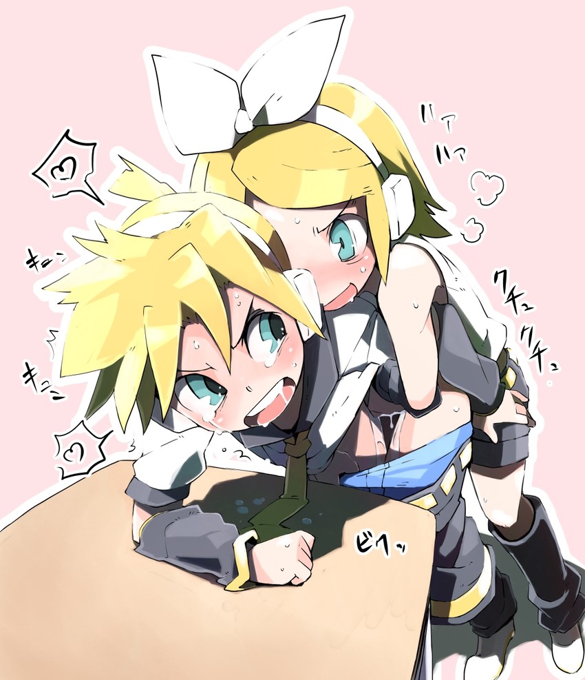 kagamine rin and kagamine len (vocaloid) drawn by d@i