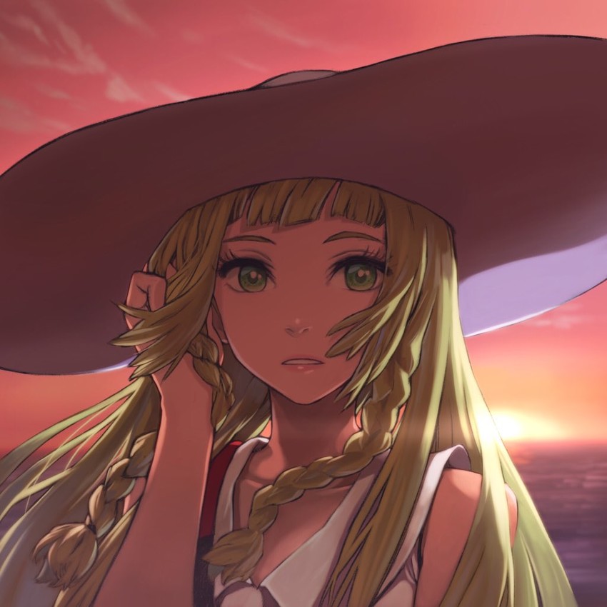 lillie (pokemon and 1 more) drawn by jun_(navigavi)