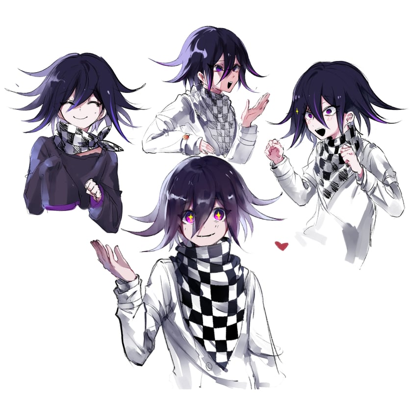 oma kokichi (danganronpa and 1 more) drawn by 0_yu_yu_tan