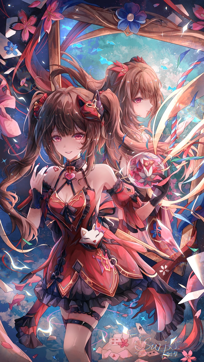 sparkle (honkai and 2 more) drawn by danli_suri
