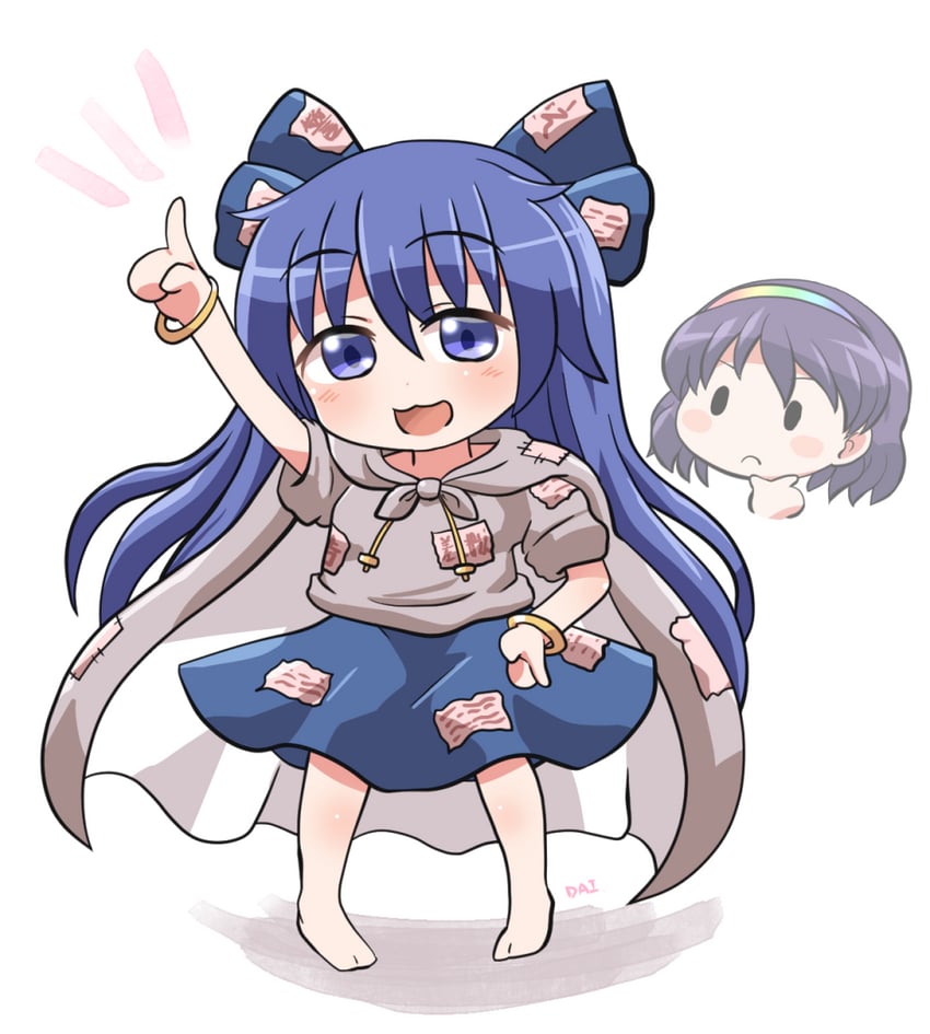 yorigami shion and tenkyuu chimata (touhou) drawn by rokugou_daisuke