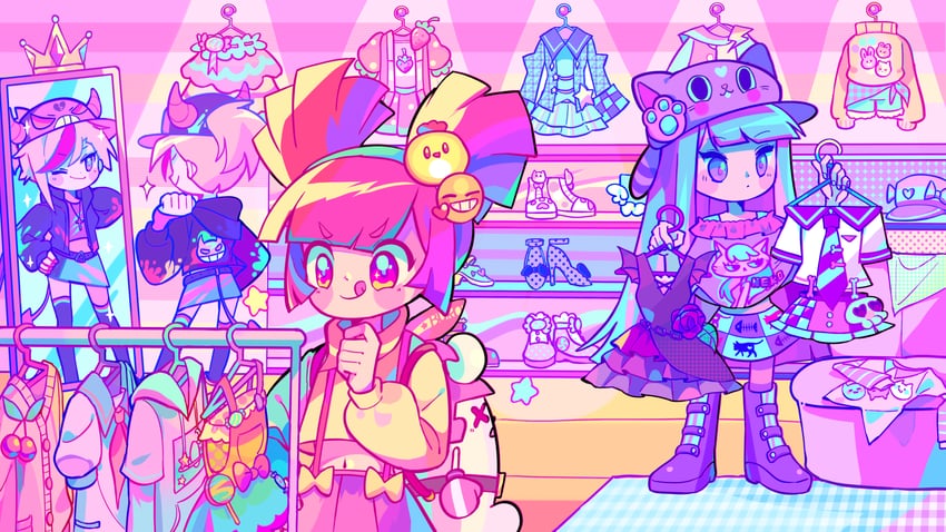 buro, marija, rin, and ola (muse dash) drawn by b611-planet