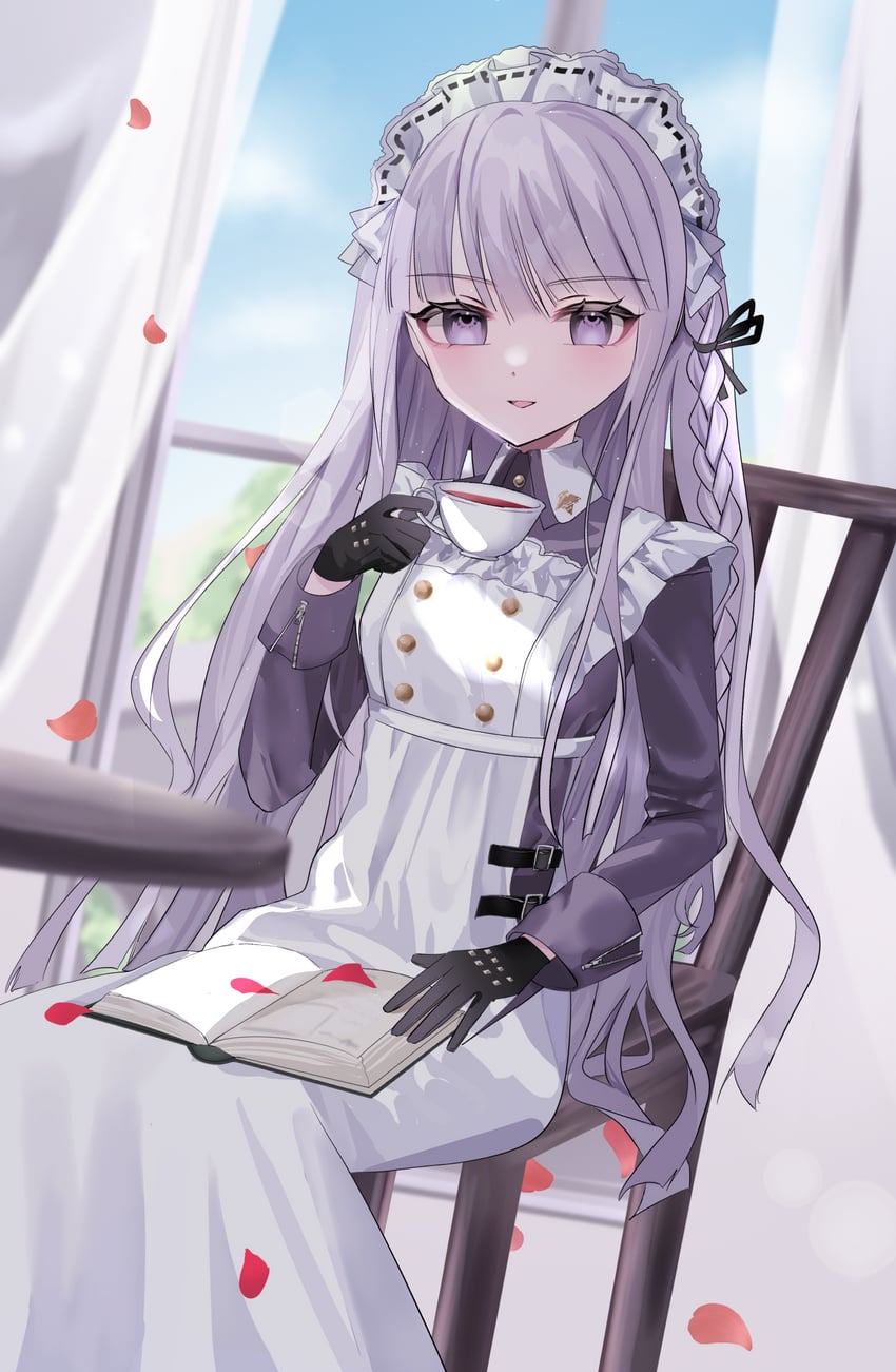 kirigiri kyoko (danganronpa and 1 more) drawn by hanahusa