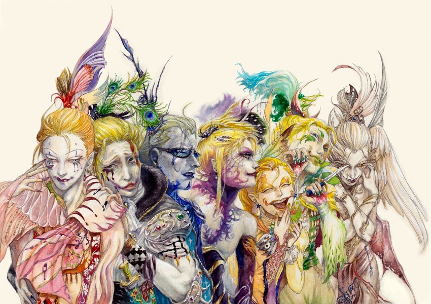 kefka palazzo (final fantasy and 1 more) drawn by yojohann