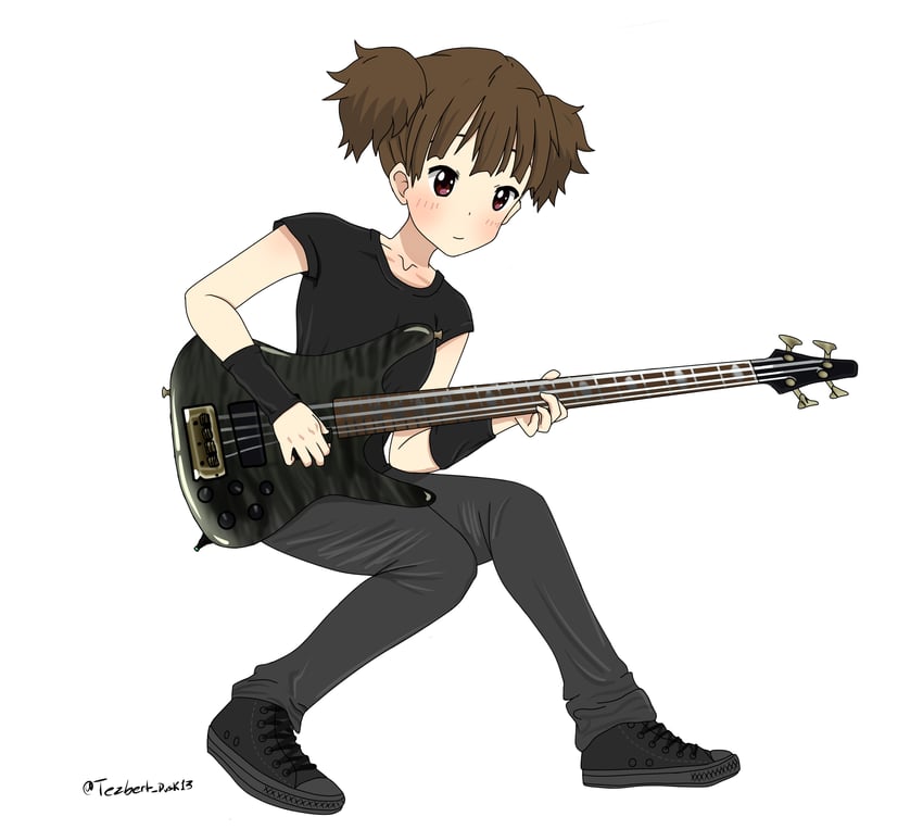 suzuki jun (k-on! and 1 more) drawn by tezbert