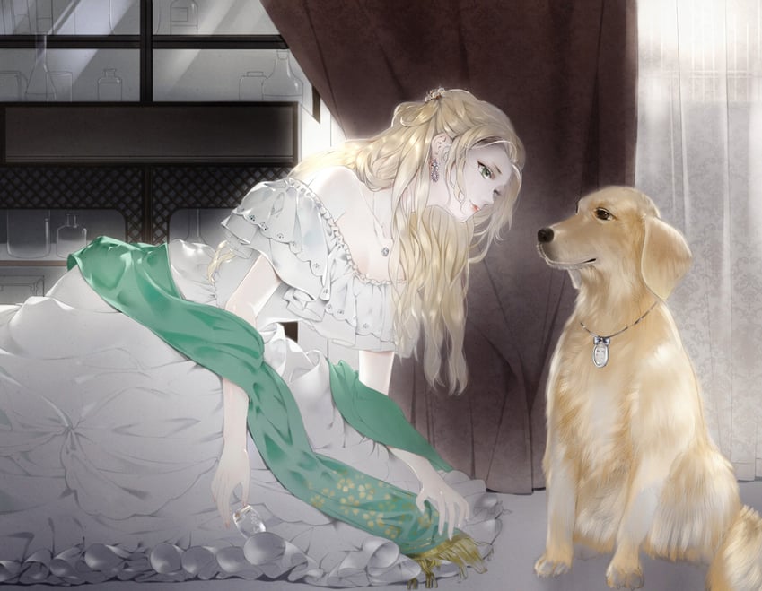 audrey hall and susie (lord of the mysteries) drawn by bieshuohuaaiwo