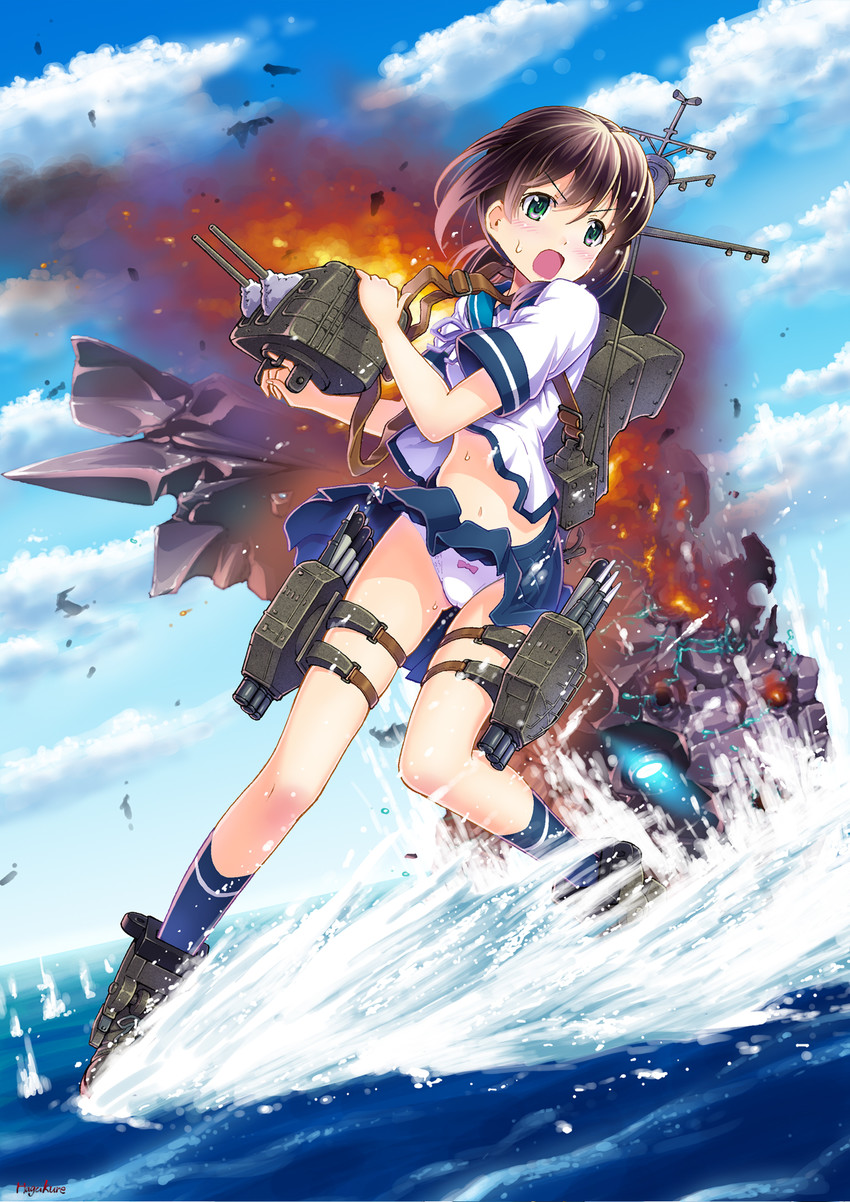fubuki (kantai collection) drawn by number10_(hagakure)