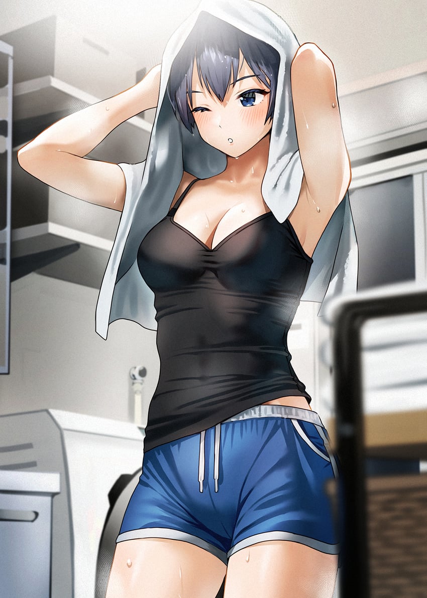 kirito mihoko (kaisha no senpai akaori-san) drawn by doushimasho