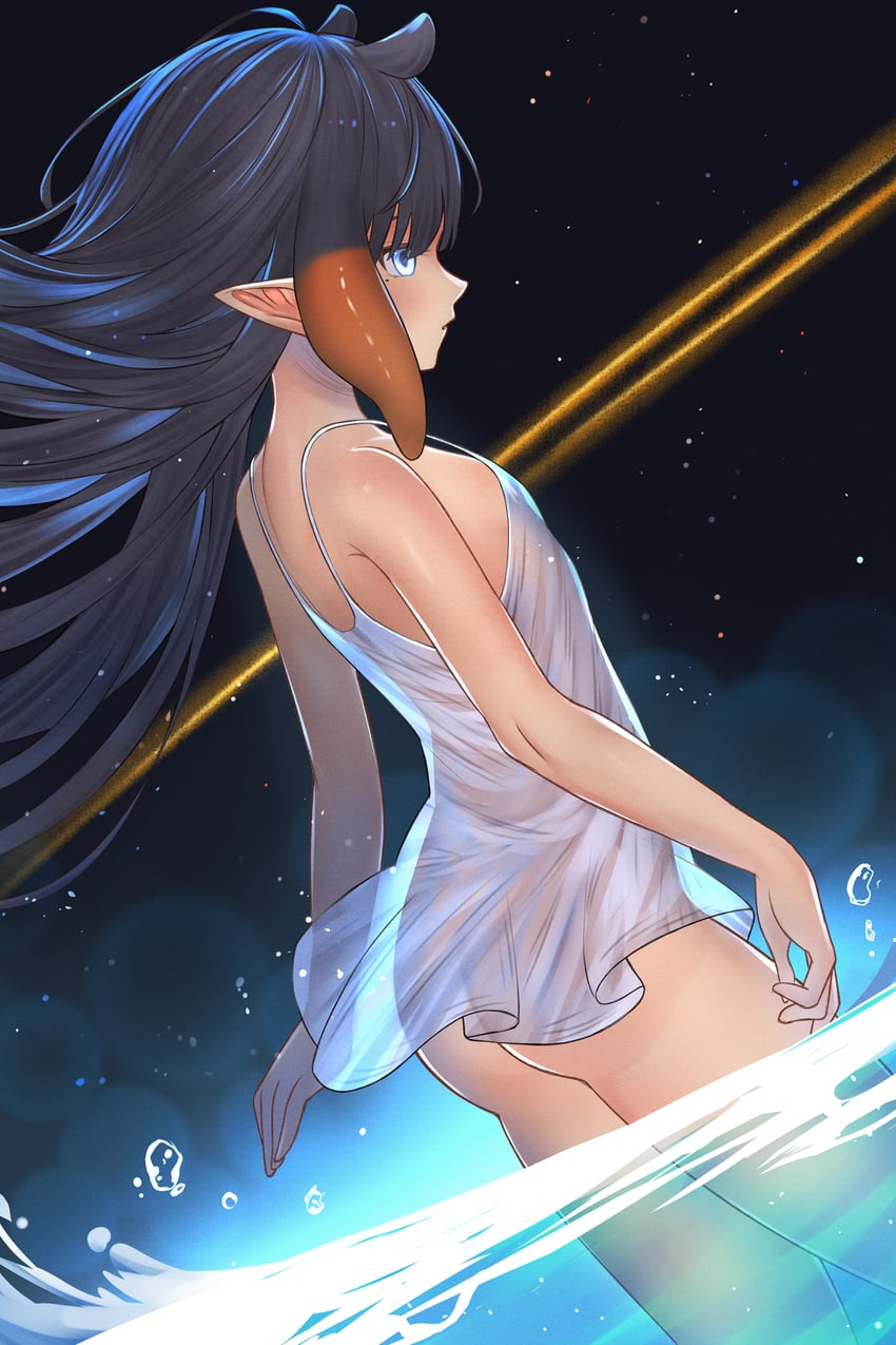 ninomae ina'nis (hololive and 1 more) drawn by honkivampy