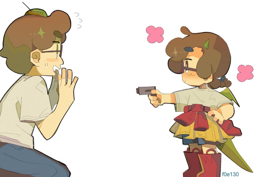 slimecicle and juanaflippa (minecraft youtube and 1 more) drawn by f0e130