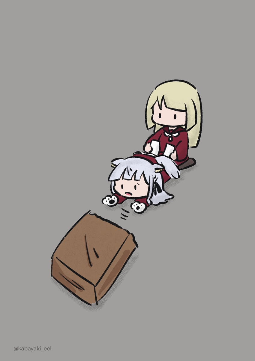 kon kanaho and miyagawa takane (assault lily) drawn by kabayaki_(kabayaki_eel)