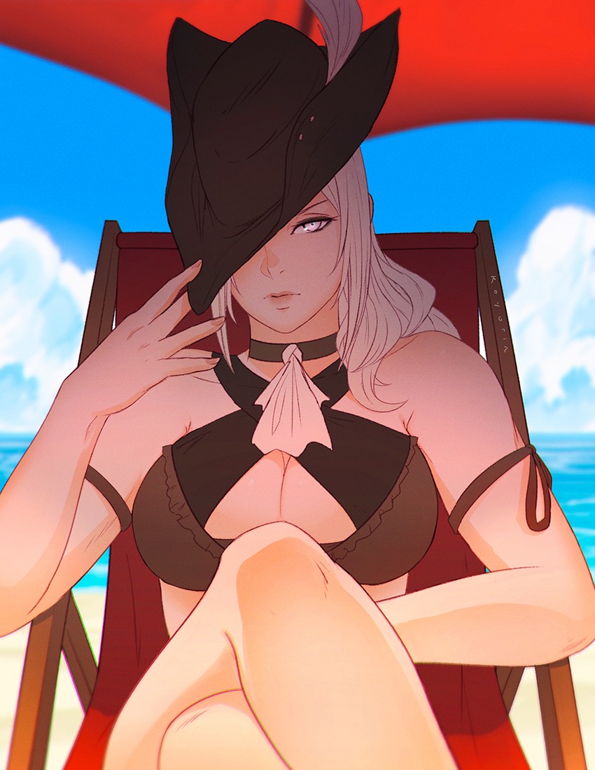 lady maria of the astral clocktower (bloodborne) drawn by koyorin