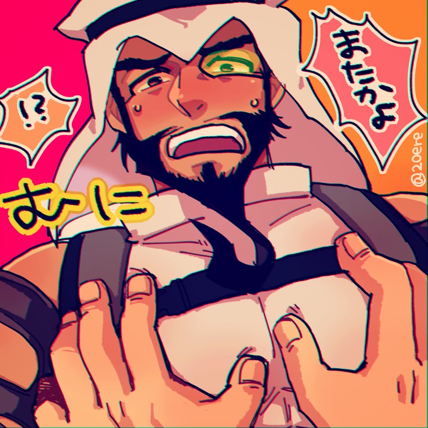rashid (street fighter and 1 more) drawn by ere_(ere_ere)
