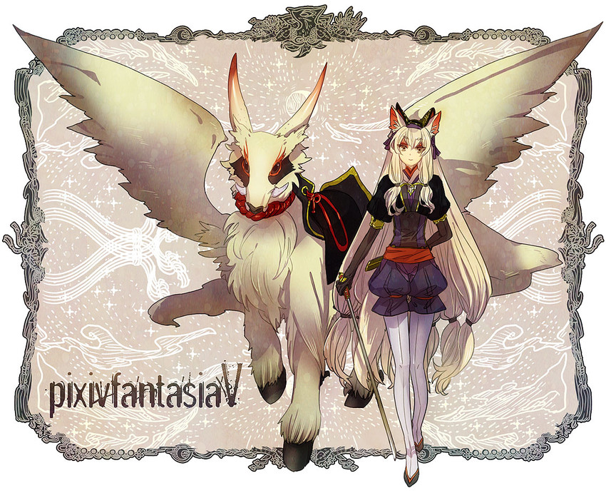 pixiv fantasia and 1 more drawn by kunimitsu_(9nimi2)