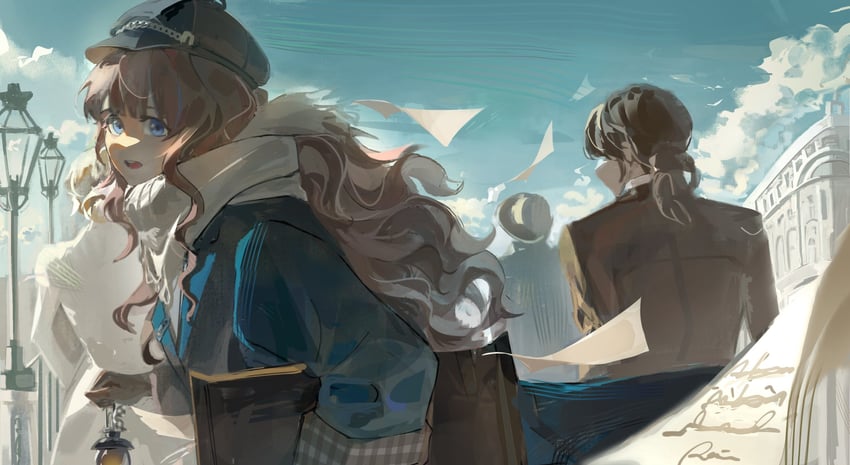 marcus and greta hofmann (reverse:1999) drawn by rain_(neporain)