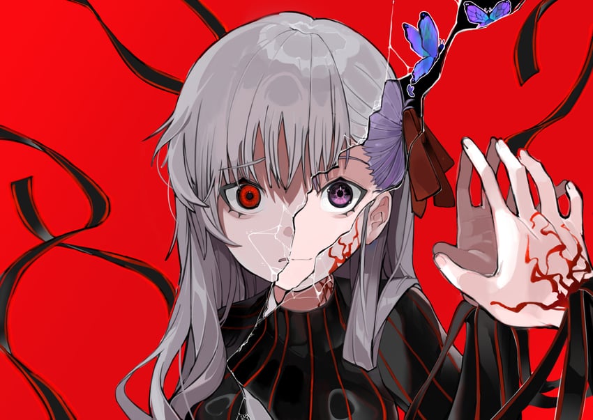 matou sakura and dark sakura (fate and 2 more) drawn by yuhezi