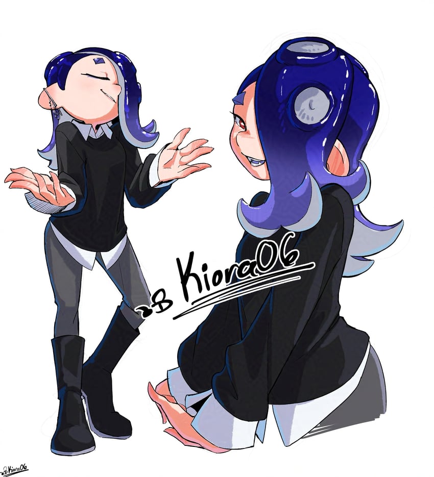 shiver (splatoon and 1 more) drawn by kiora06