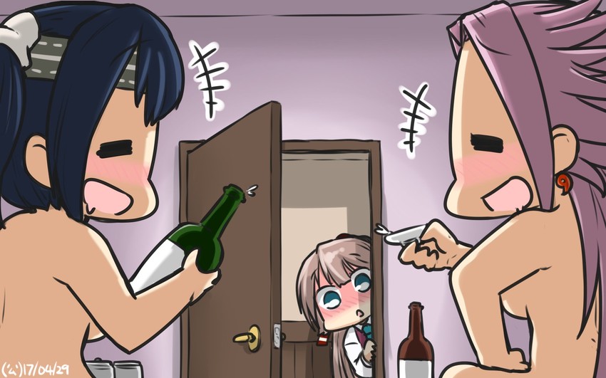 souryuu, jun'you, kazagumo, and souryuu kai ni (kantai collection) drawn by hamu_koutarou