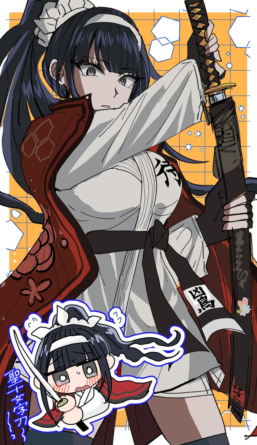 magadori kyoshika (the hundred line -last defense academy-) drawn by jitsu_(g2jitsu_jitsune)