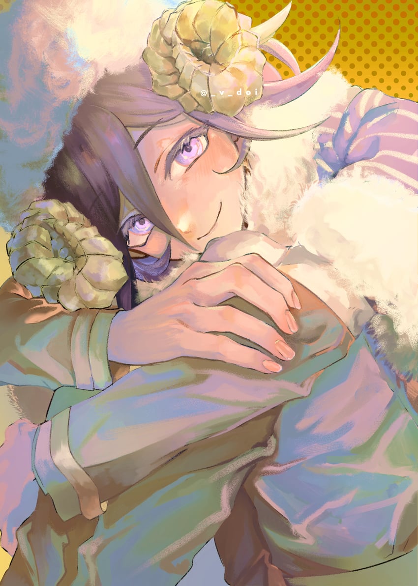 oma kokichi (danganronpa and 1 more) drawn by chawan_coo