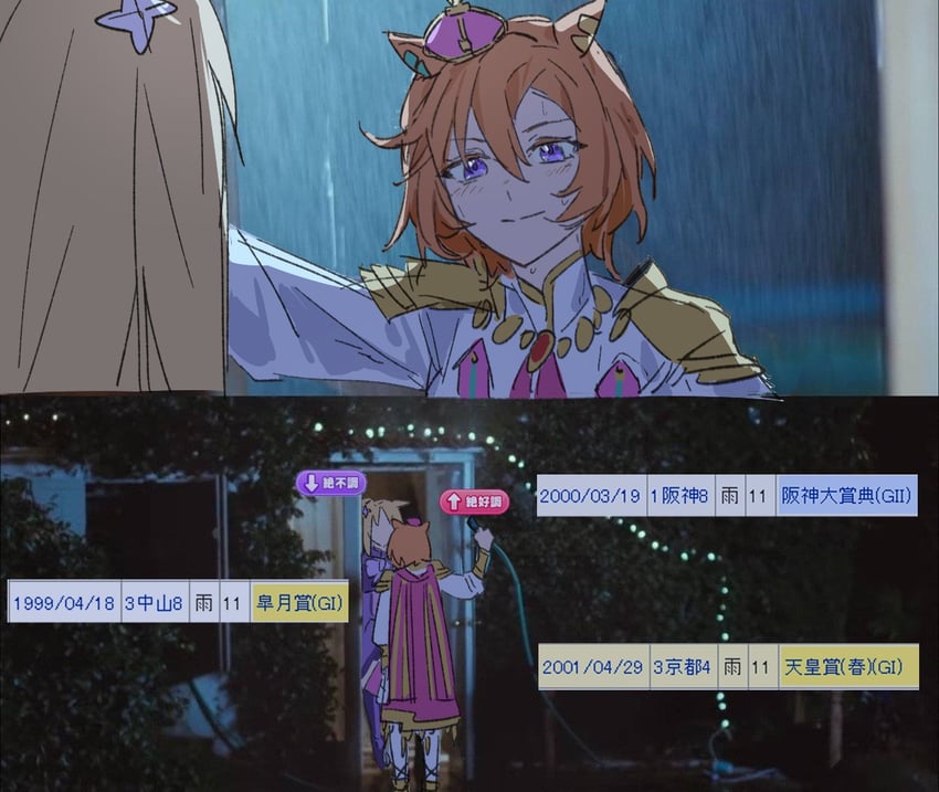 t.m. opera o and narita top road (umamusume and 1 more) drawn by zizzu