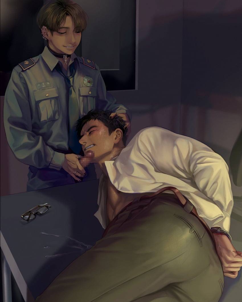 yang seungbae and choker boy (killing stalking) drawn by coooga