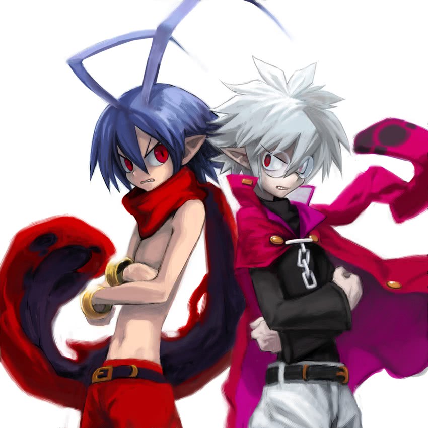 laharl and mao (disgaea and 1 more) drawn by kuroi_nyan