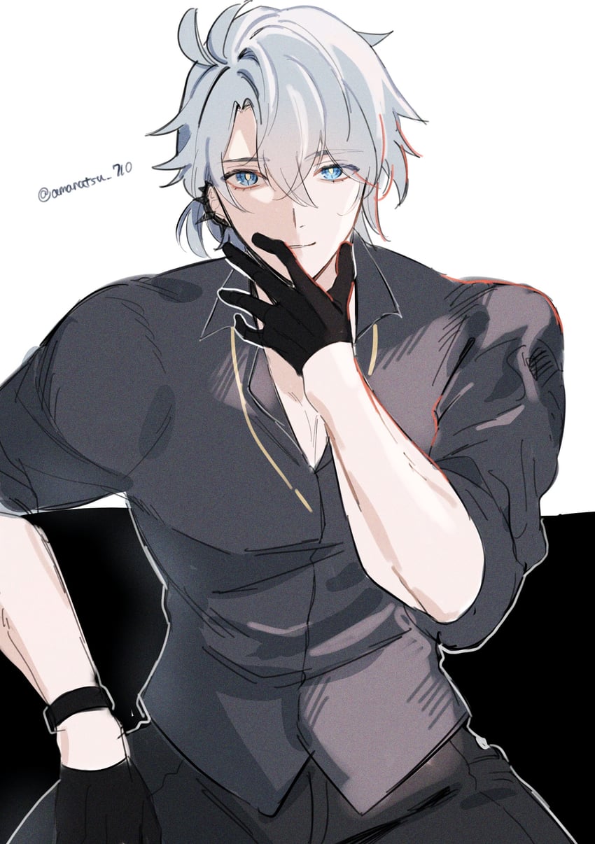 phainon (honkai and 1 more) drawn by amanatsu_710
