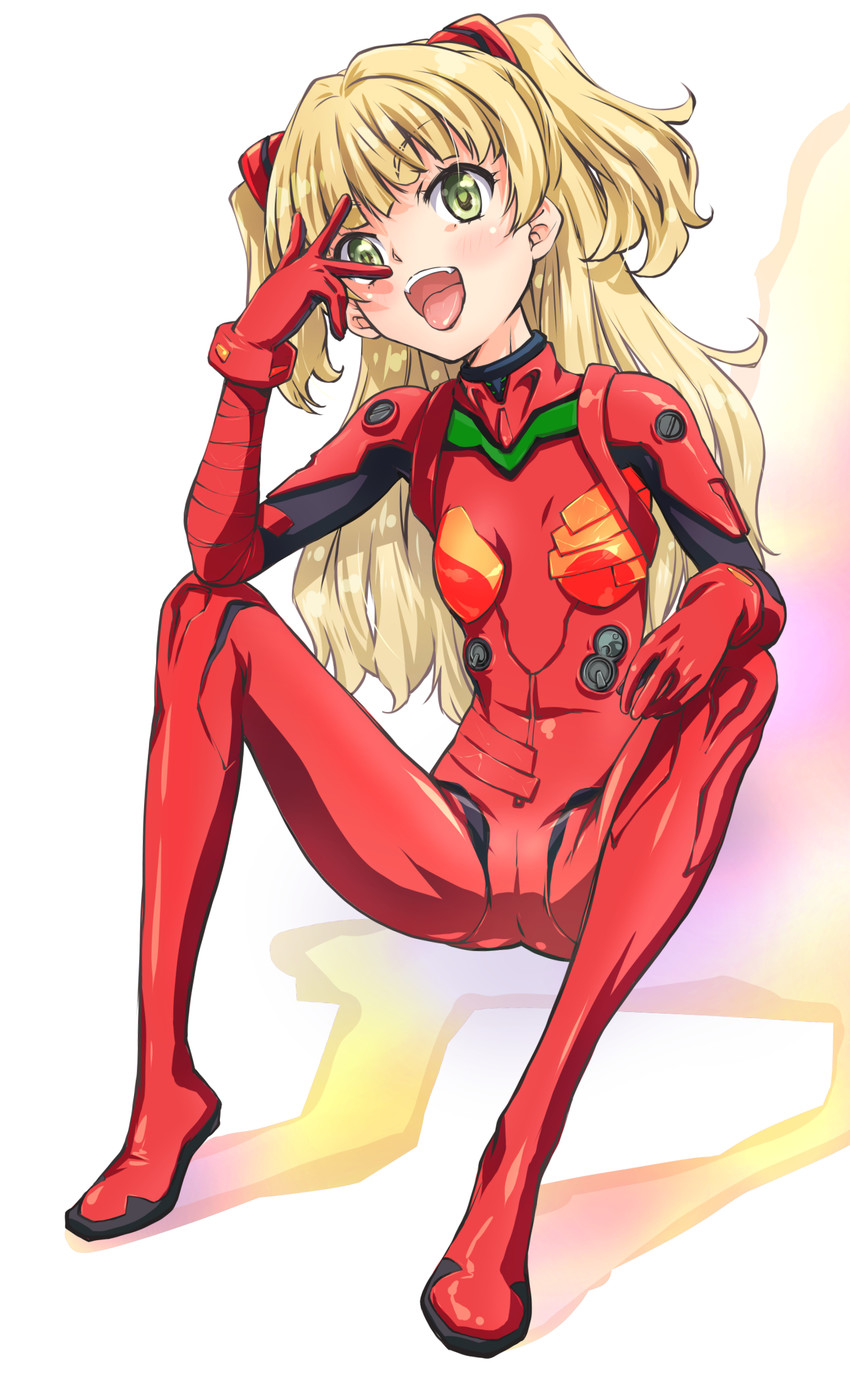 souryuu asuka langley and jougasaki rika (idolmaster and 3 more) drawn by suzuki24