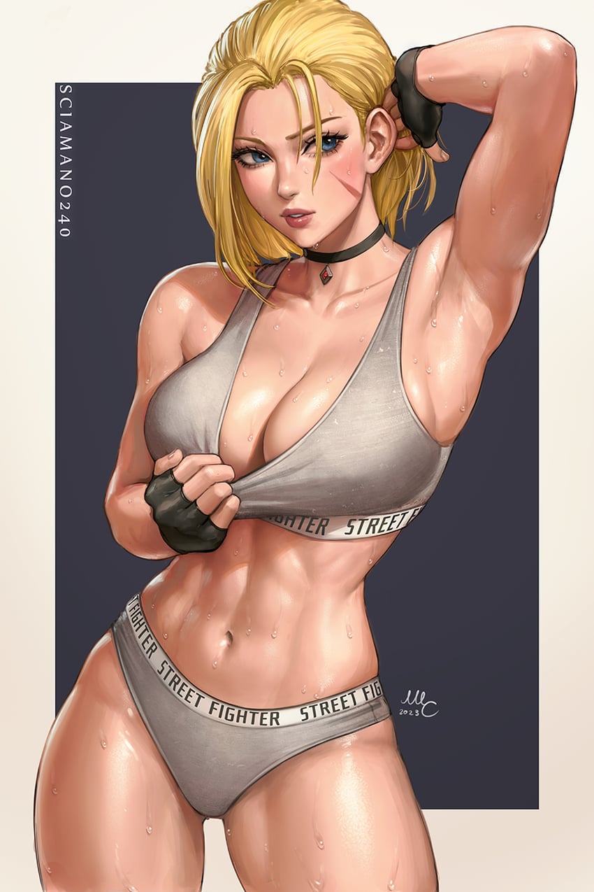 cammy white (street fighter and 1 more) drawn by sciamano240