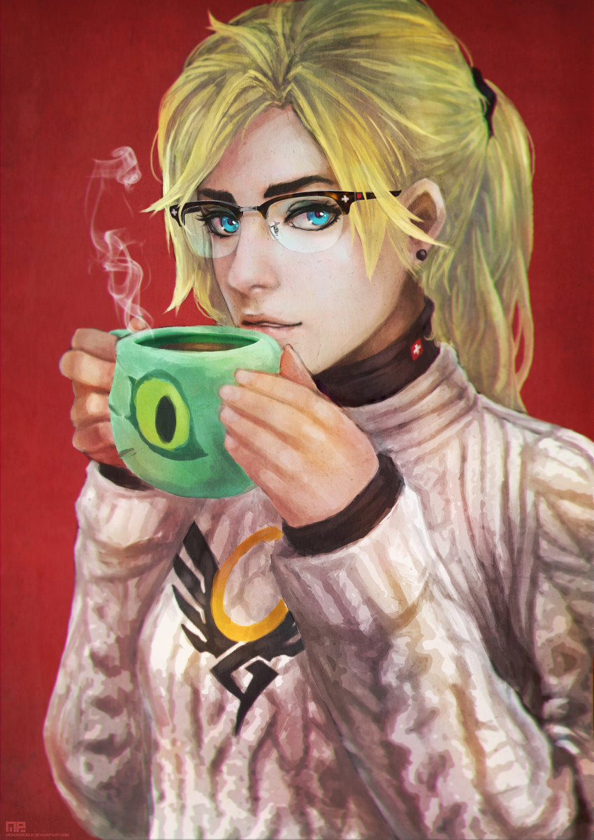 mercy (overwatch and 1 more) drawn by monori_rogue