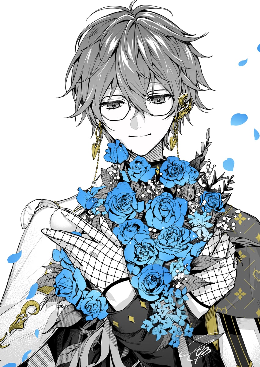 ike eveland and quilldren (nijisanji and 1 more) drawn by tcb