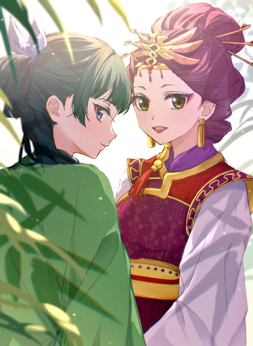 maomao and loulan (kusuriya no hitorigoto) drawn by omichi_1219