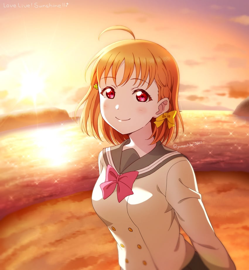 takami chika (love live! and 1 more) drawn by yumechiku