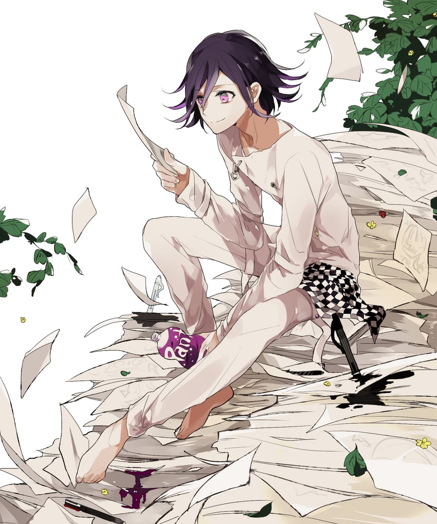 oma kokichi (danganronpa and 1 more) drawn by konohana_inori
