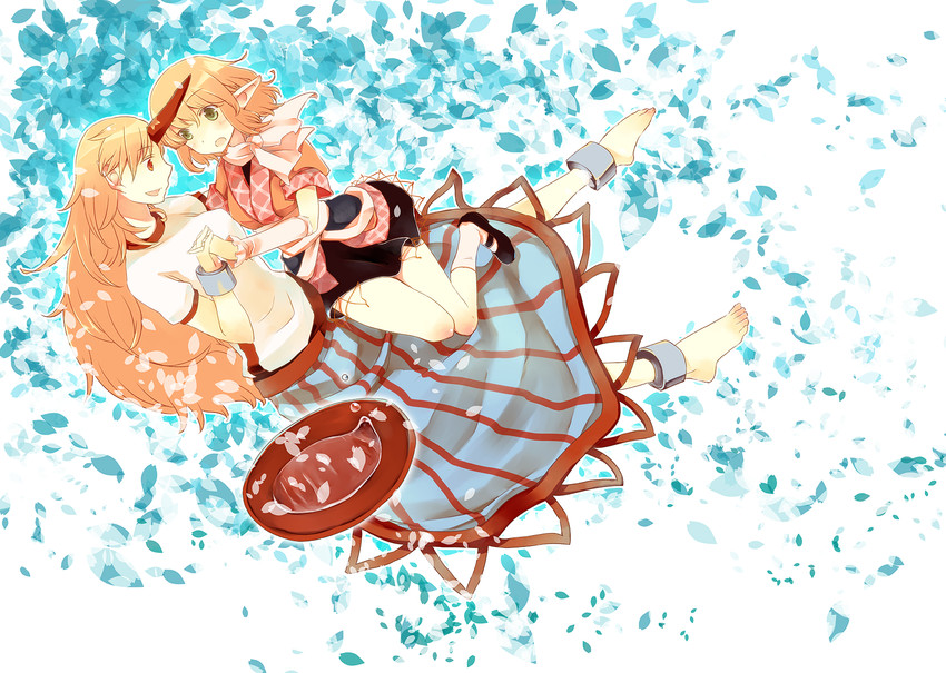 mizuhashi parsee and hoshiguma yuugi (touhou) drawn by atoki