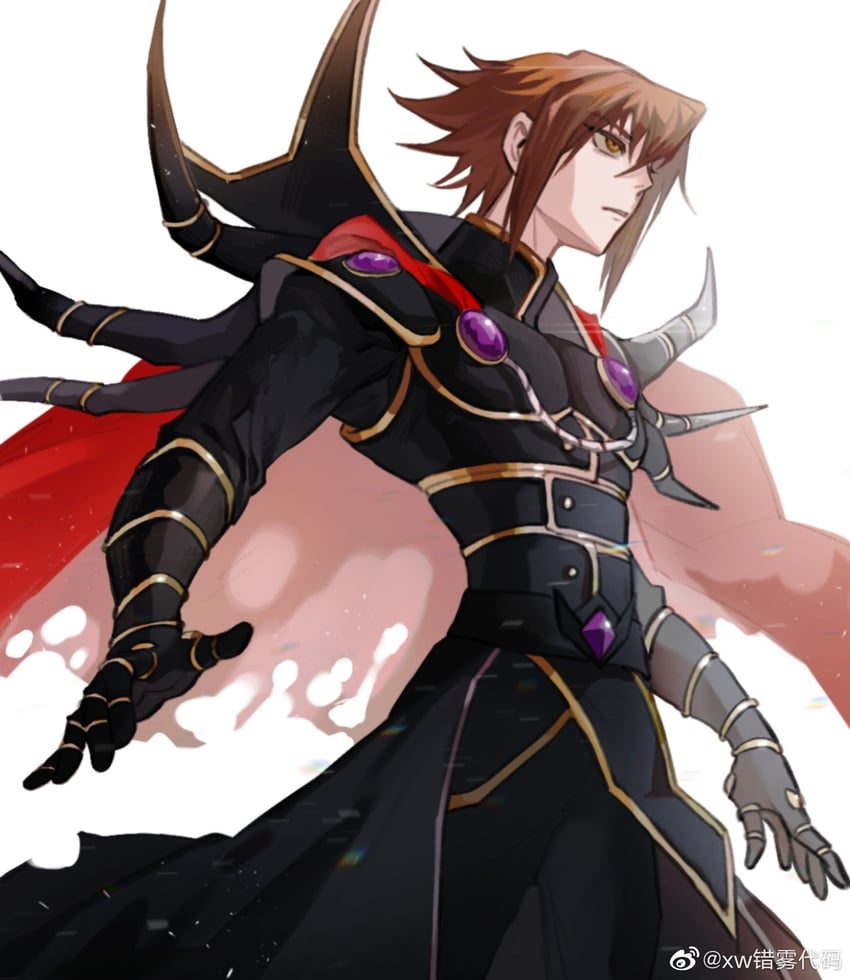yuki judai and supreme king (yu-gi-oh! and 1 more) drawn by xw3147320553321