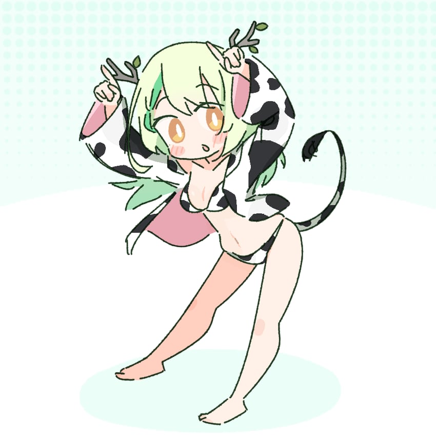 ceres fauna (hololive and 1 more) drawn by potato7192