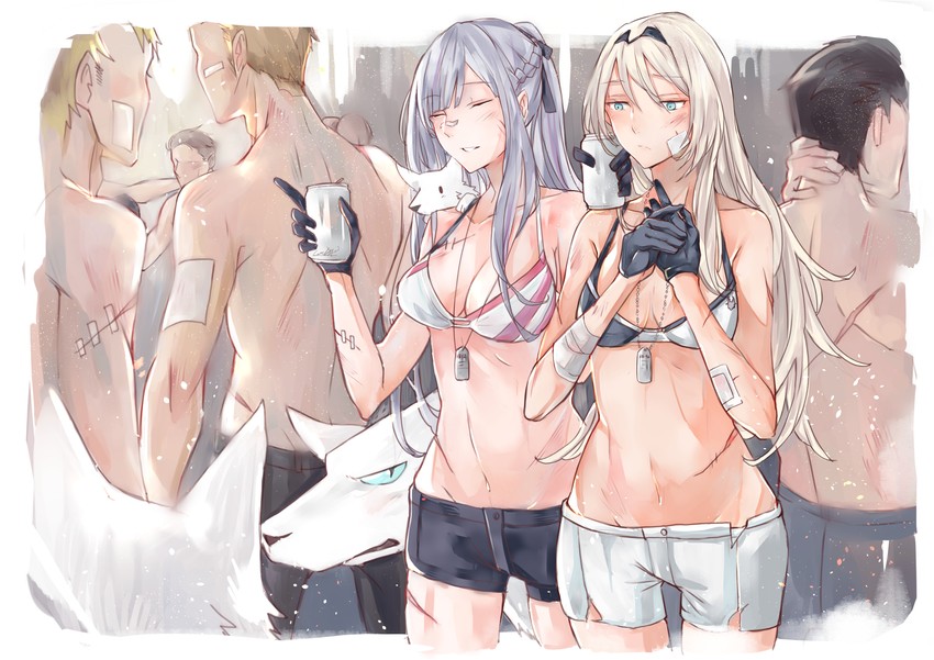 ak-12 and an-94 (girls' frontline) drawn by cocoka