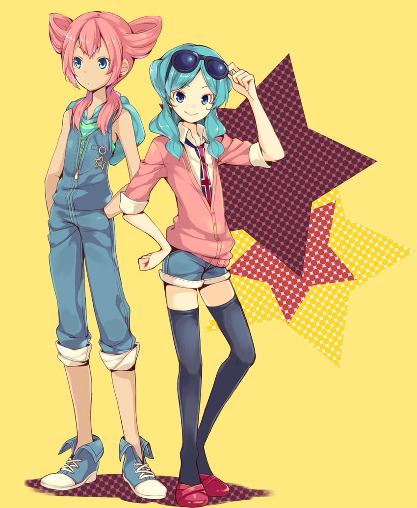 beta and orca (inazuma eleven and 2 more) drawn by chiko_(mizuho)