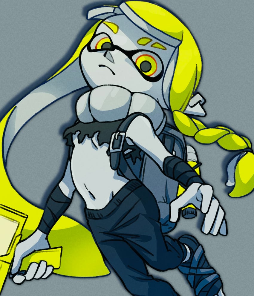 agent 3 (splatoon and 1 more) drawn by oka_kabe