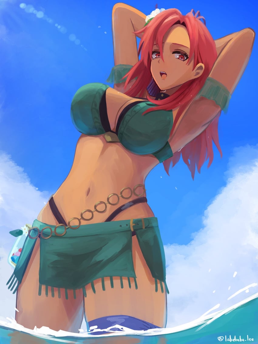 hapi (fire emblem and 2 more) drawn by labebebe_lee