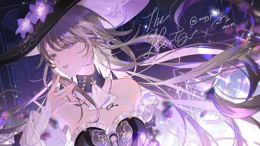 herta and the herta (honkai and 1 more) drawn by angypuff