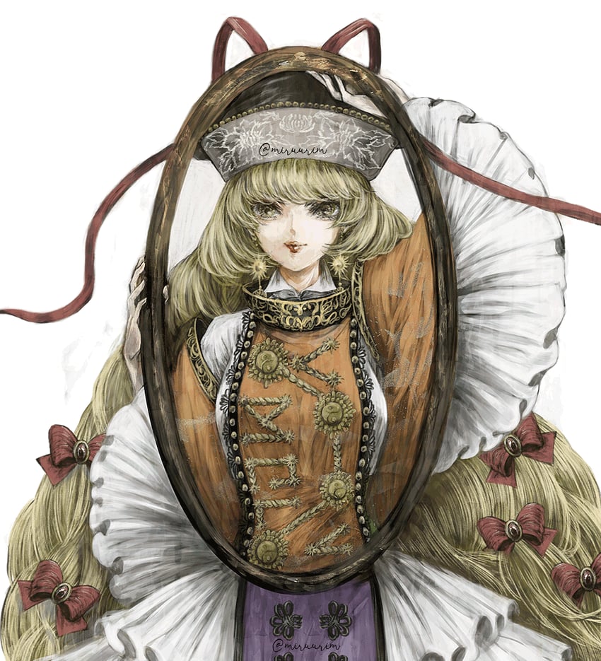 yakumo yukari and matara okina (touhou) drawn by nazo_(mystery)