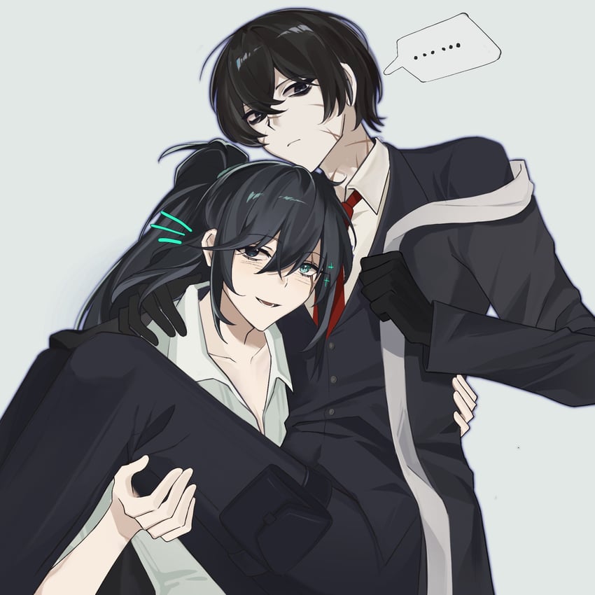 yi sang and hong lu (project moon and 1 more) drawn by herrod_goodyen
