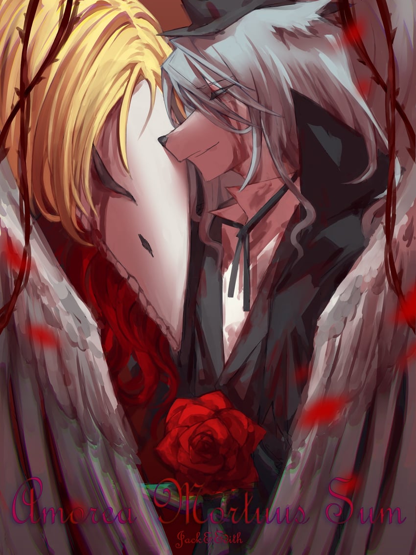 jack and edith (black souls and 1 more) drawn by mu_blood