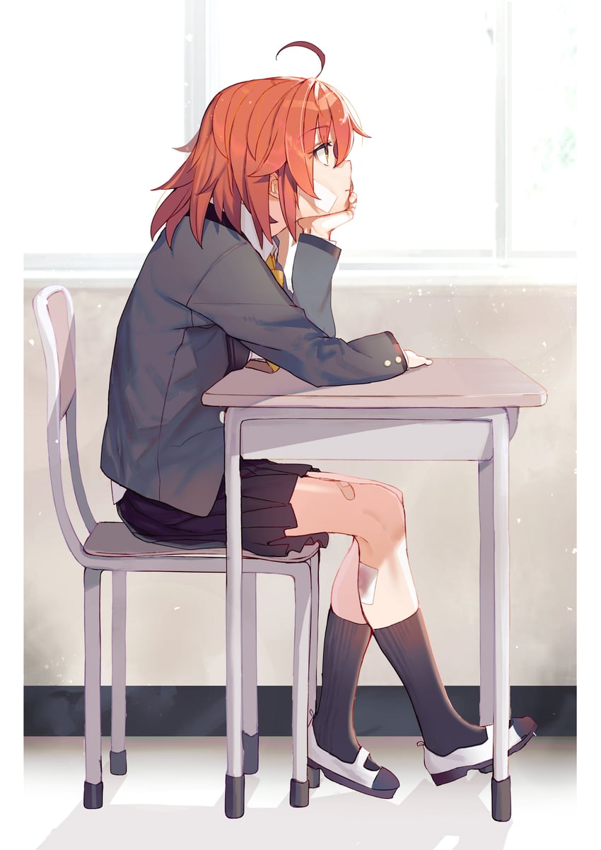 fujimaru ritsuka (fate and 1 more) drawn by tsukudani_(ore624)