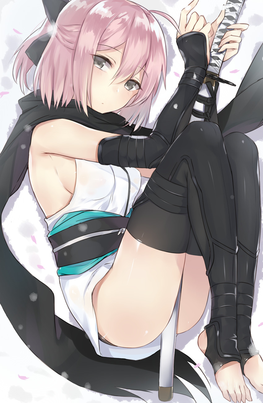 okita souji (fate and 1 more) drawn by kyouki