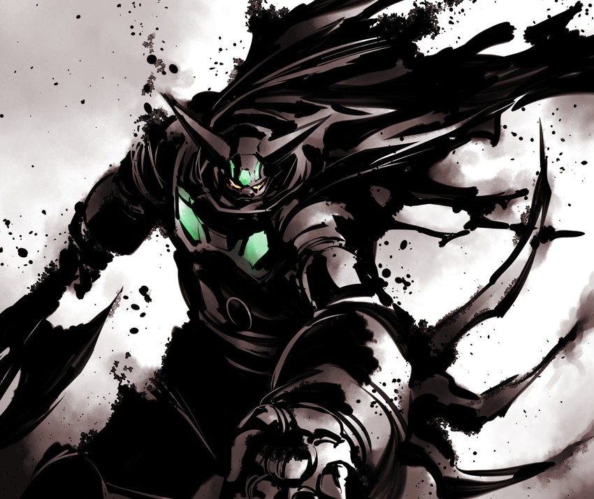 black getter (getter robo and 1 more) drawn by kato_takuji