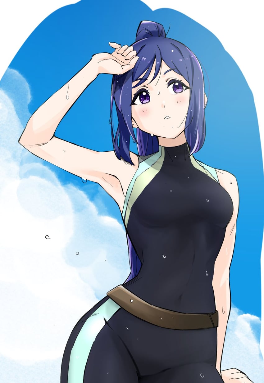 matsuura kanan and kanan (love live! and 2 more) drawn by sansensui